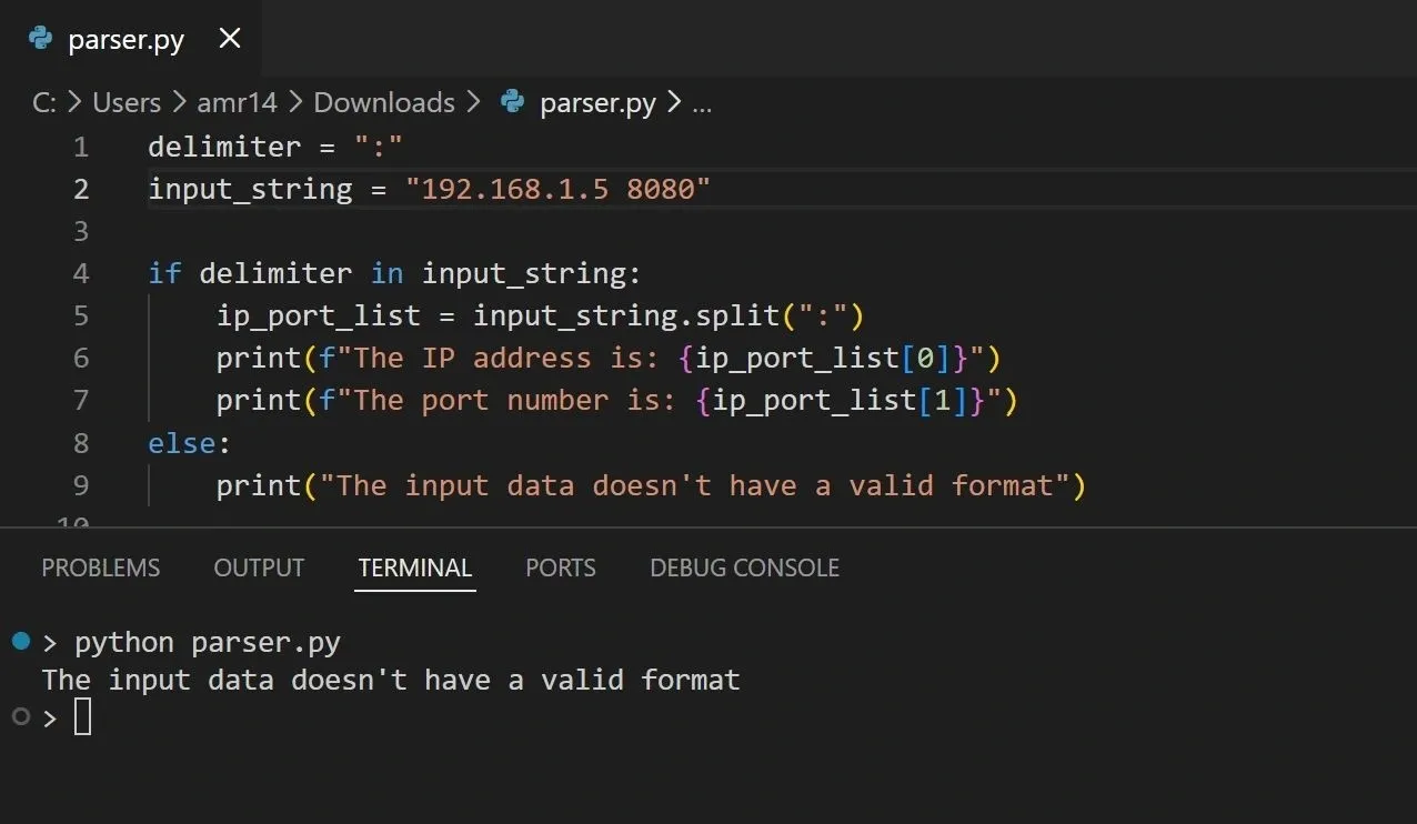 Checking if input string has valid format.webp