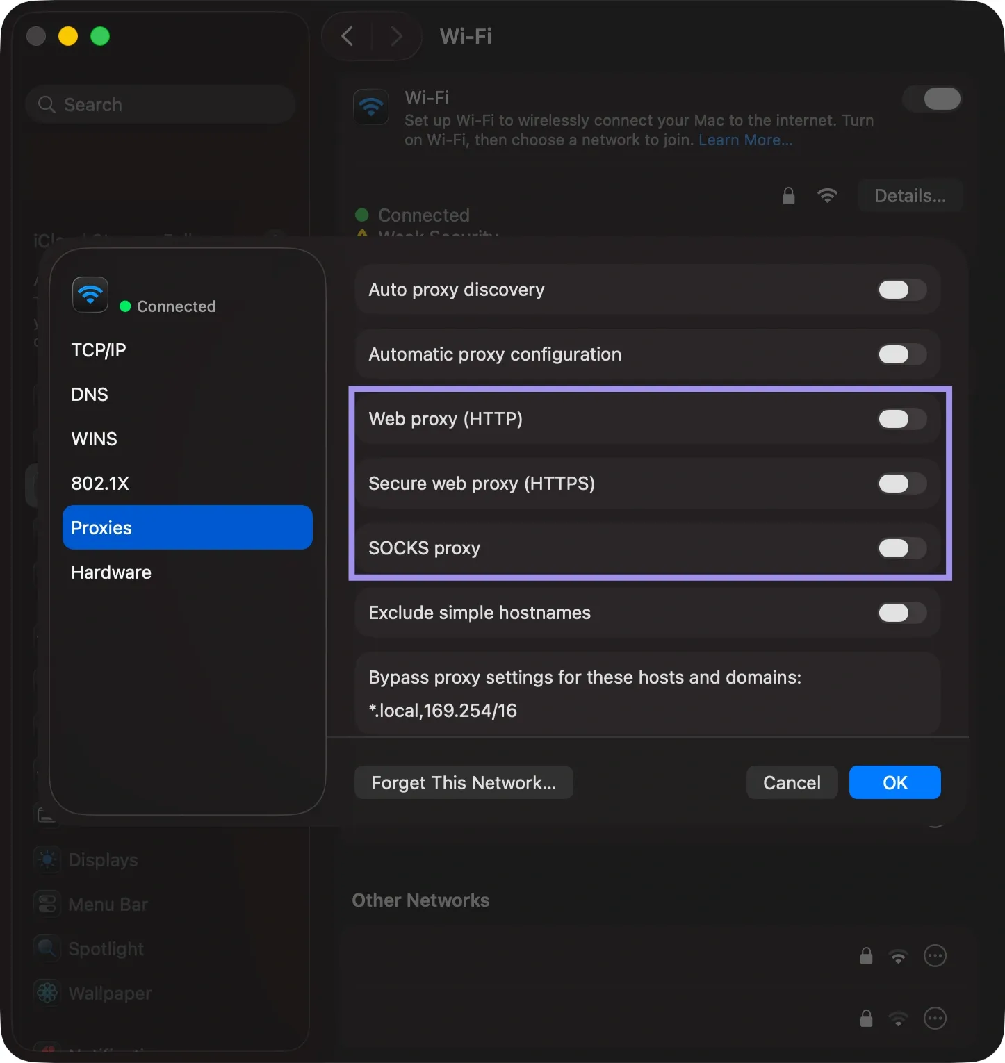 macOS Proxy Settings.webp