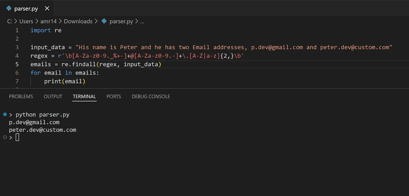 Creating a REGEX parser in Python..webp