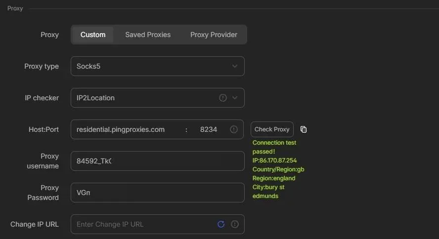 Click on Check Proxy button on AdsPower.webp