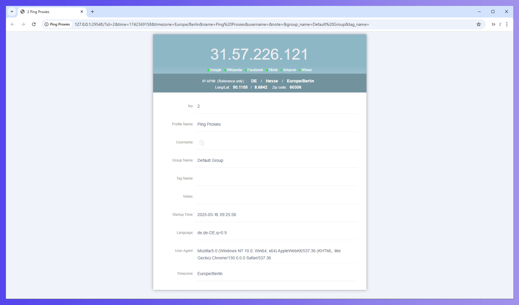 Connection status on ixBrowser.webp