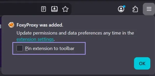 Edit Authentication for user on proxy user settings page