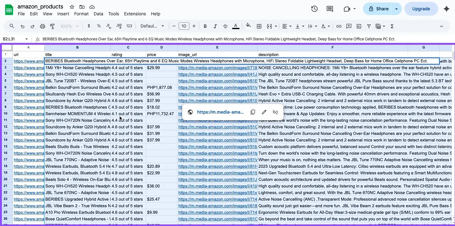 Amazon Data Scraping Successful.webp
