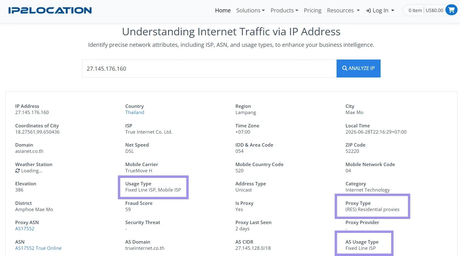 IP2Location website interface.webp