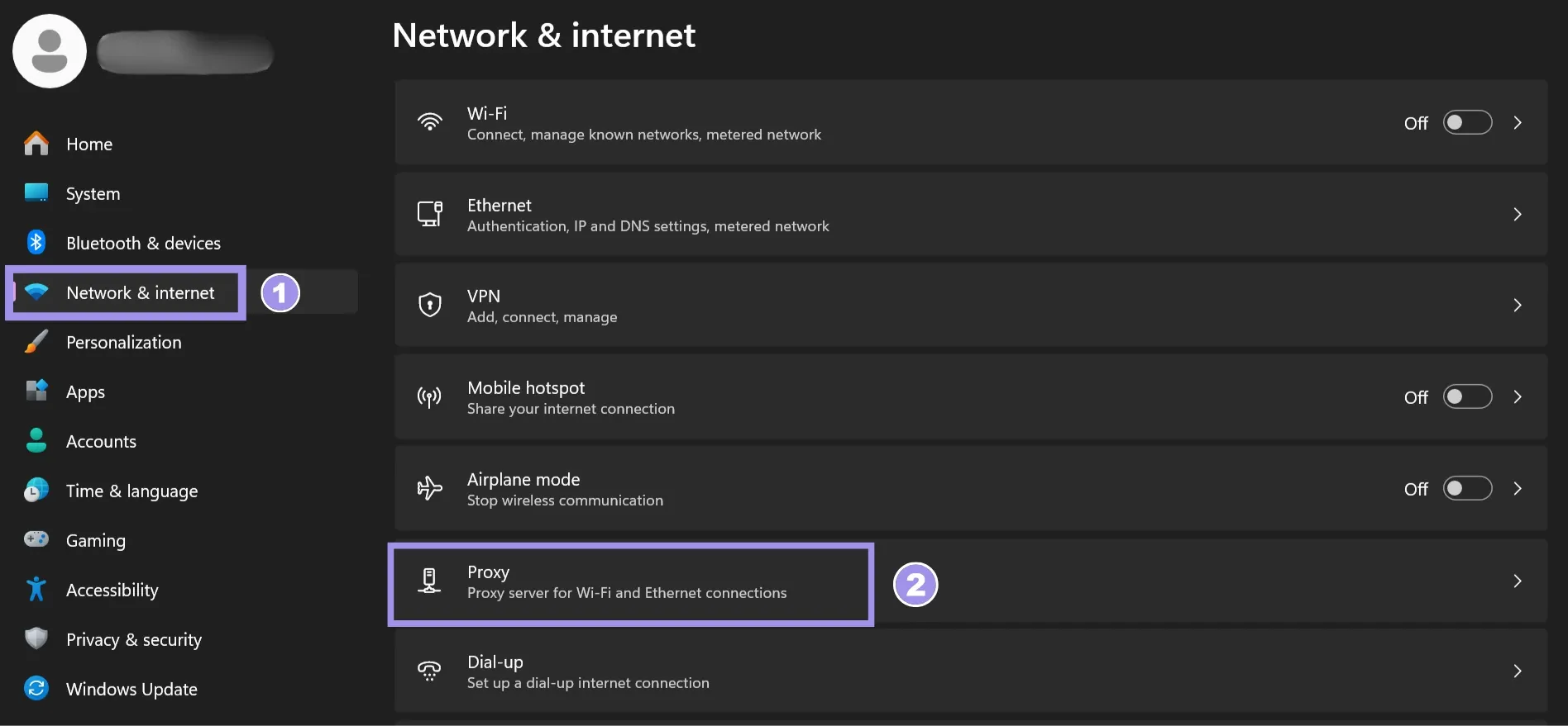 Generating Residential proxies from the dashboard