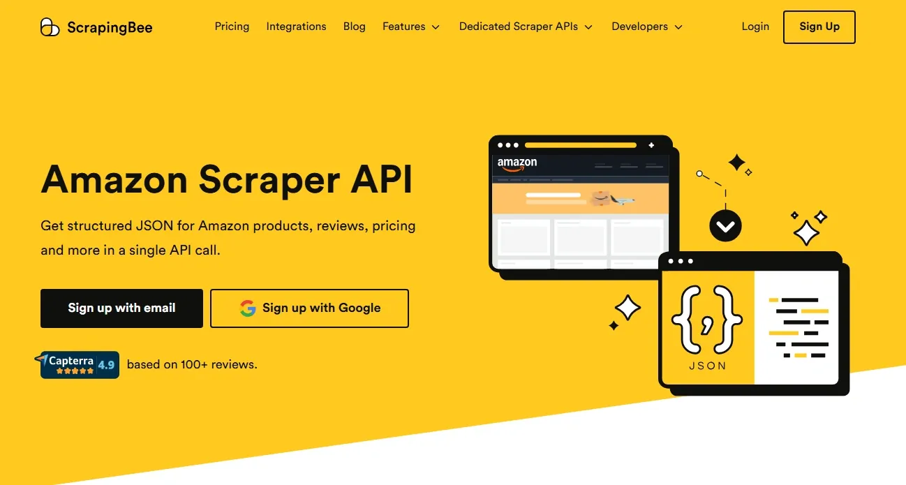 ScrapingBee Amazon scraper API.webp
