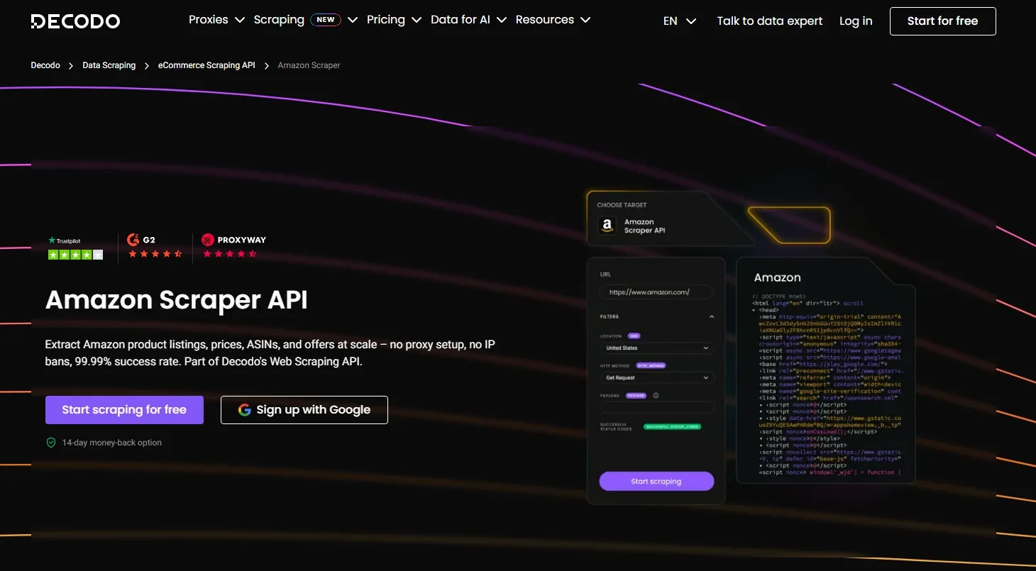 Decodo Amazon scraper API.webp