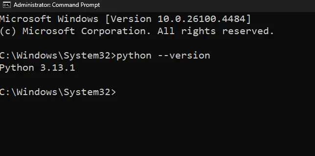 Check Python version.webp
