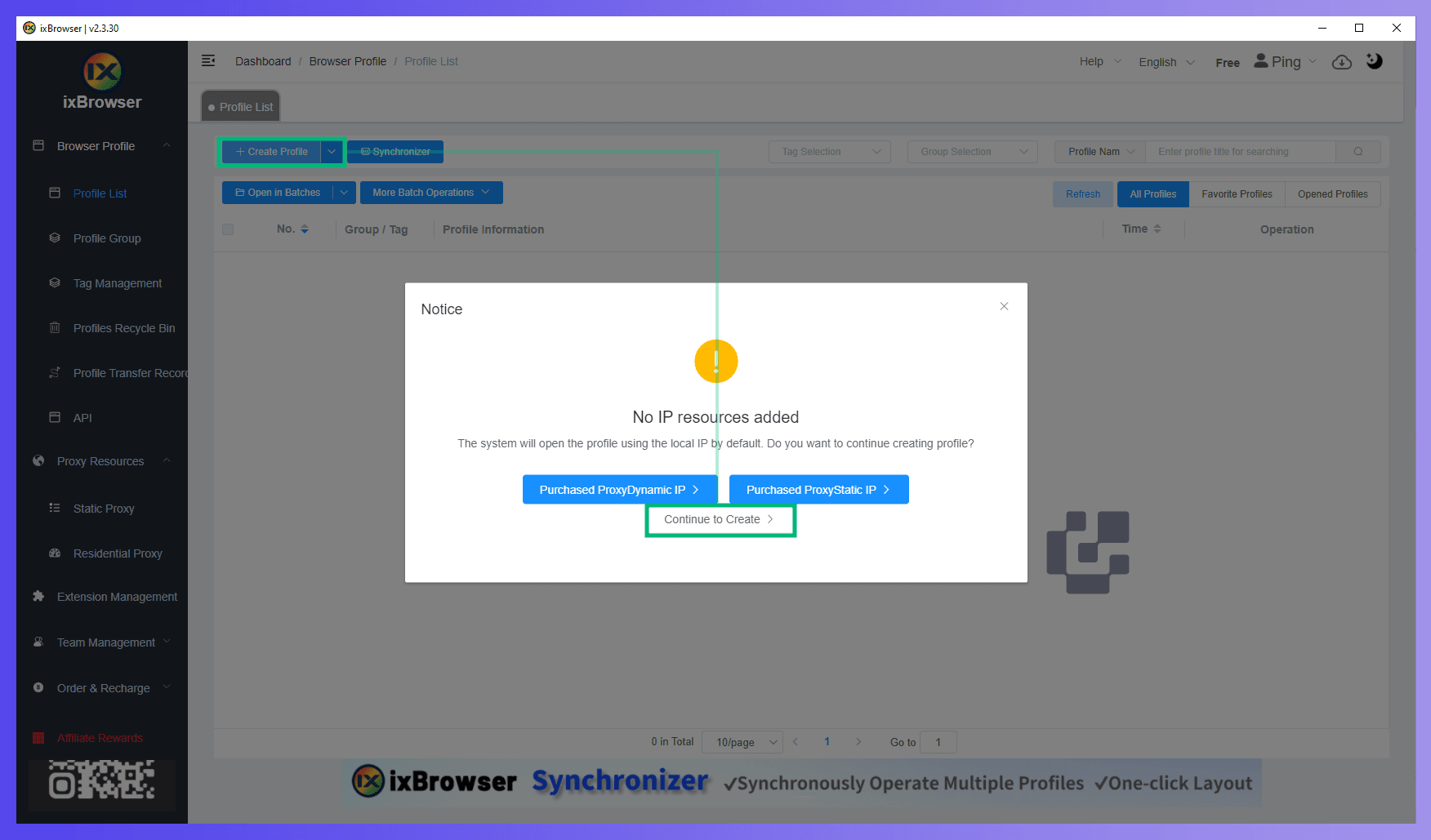 Click to create on ixBrowser.webp