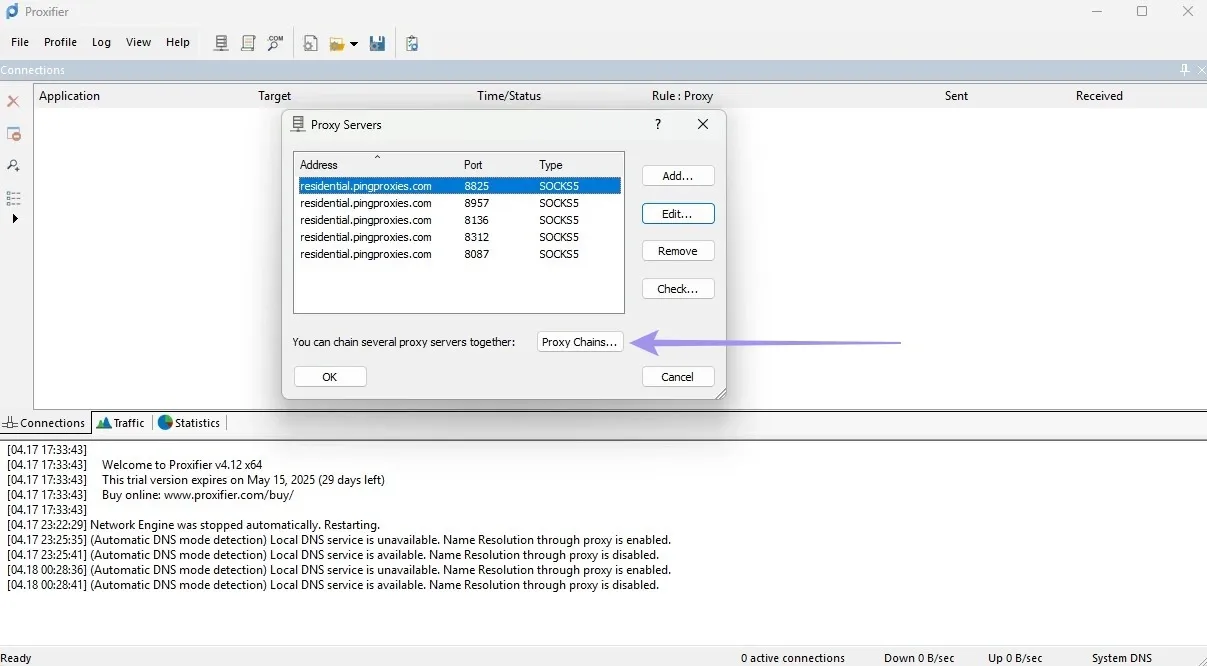 Click on Proxy Chains.webp