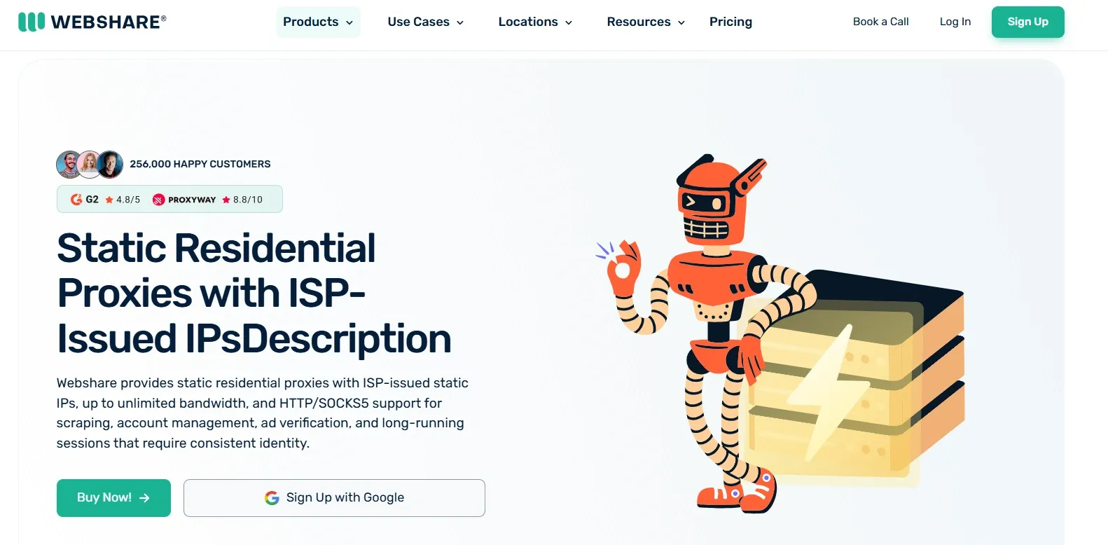 Webshare static residential Proxies.webp