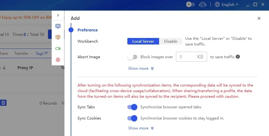 BitBrowser Preference.webp