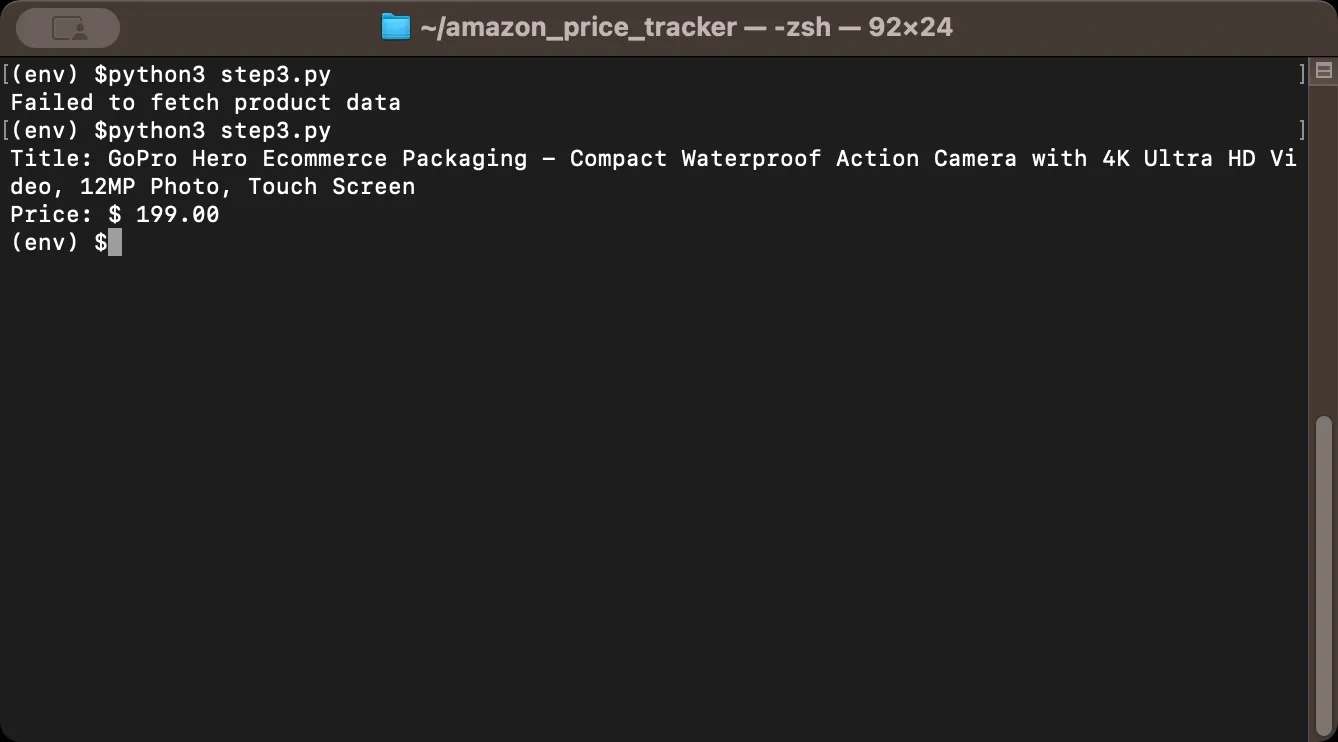 Testing the basic scraper.webp