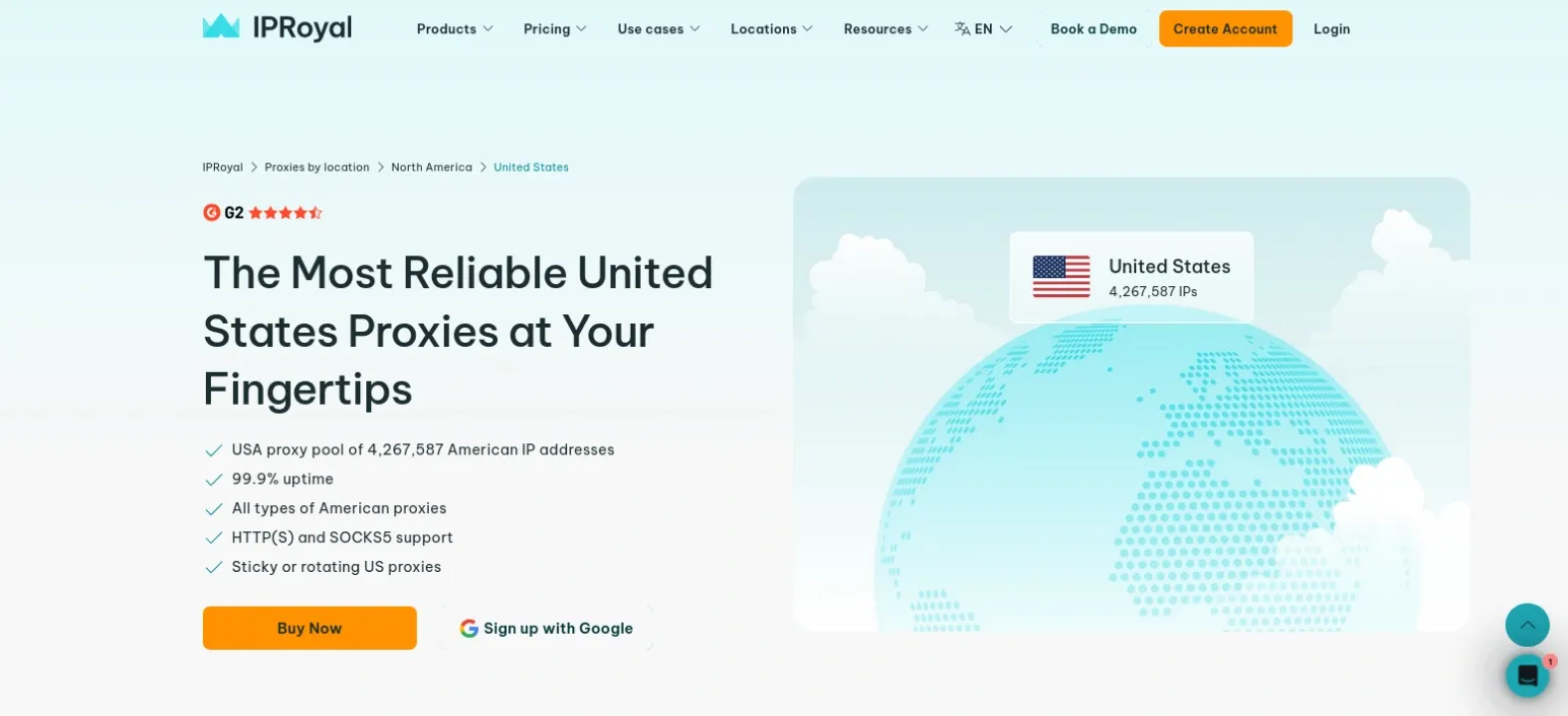 IPRoyal United States Proxies Landing Page.webp
