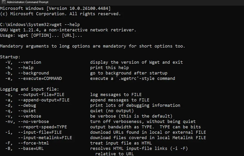 Verify wget Installation.webp