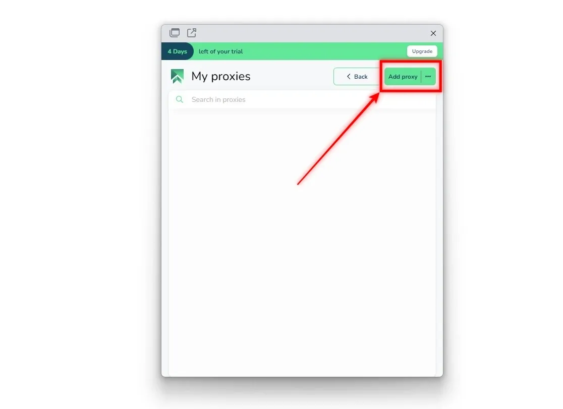 Click on Add Proxy.webp