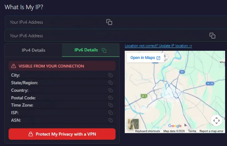 WhatIsMyIP dashboard.webp