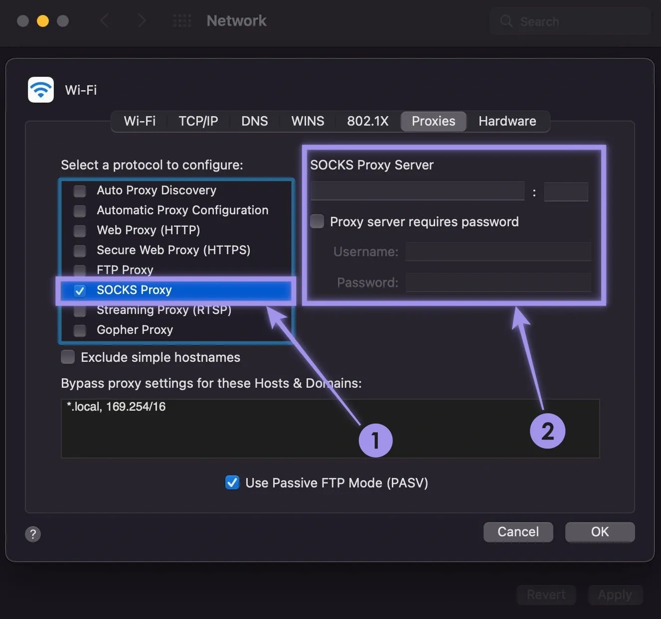 Setup SOCKS Proxy on macOS.webp