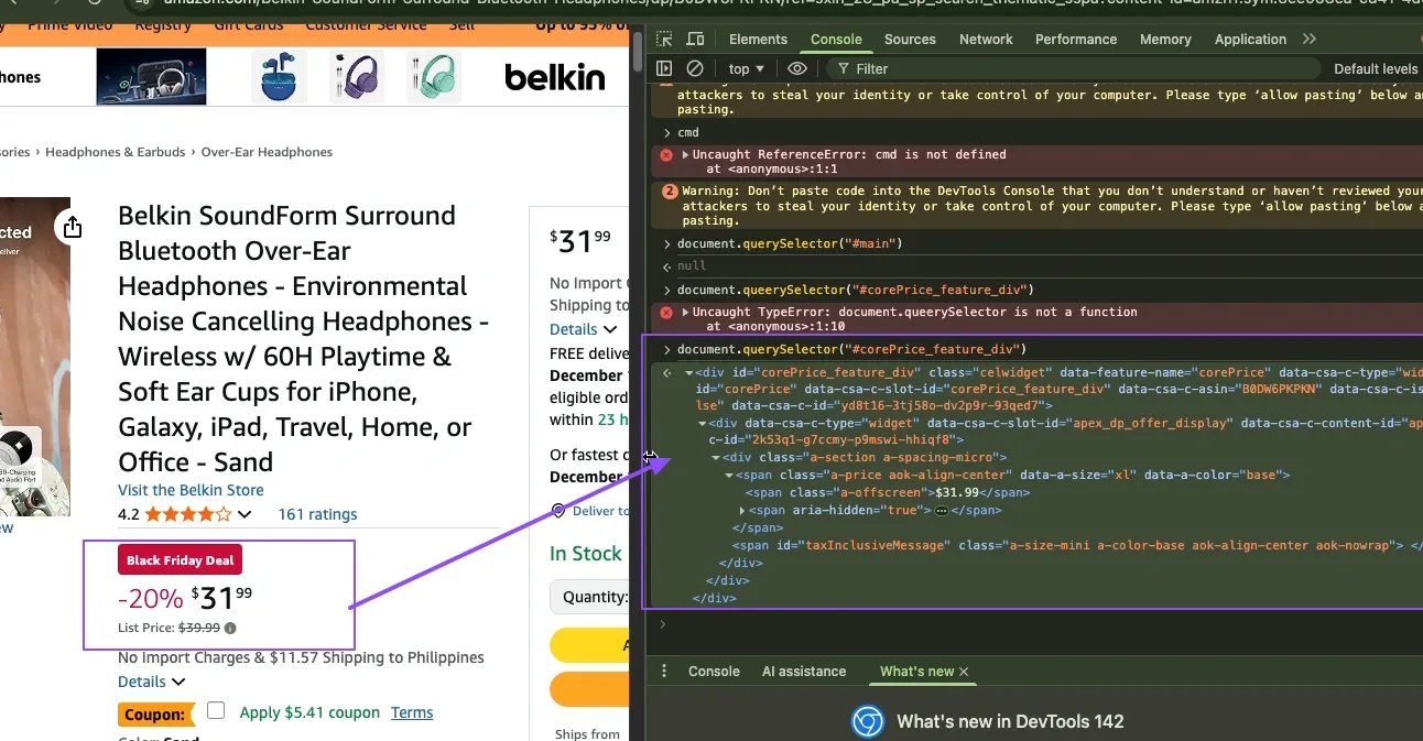 corePrice feature div container.webp
