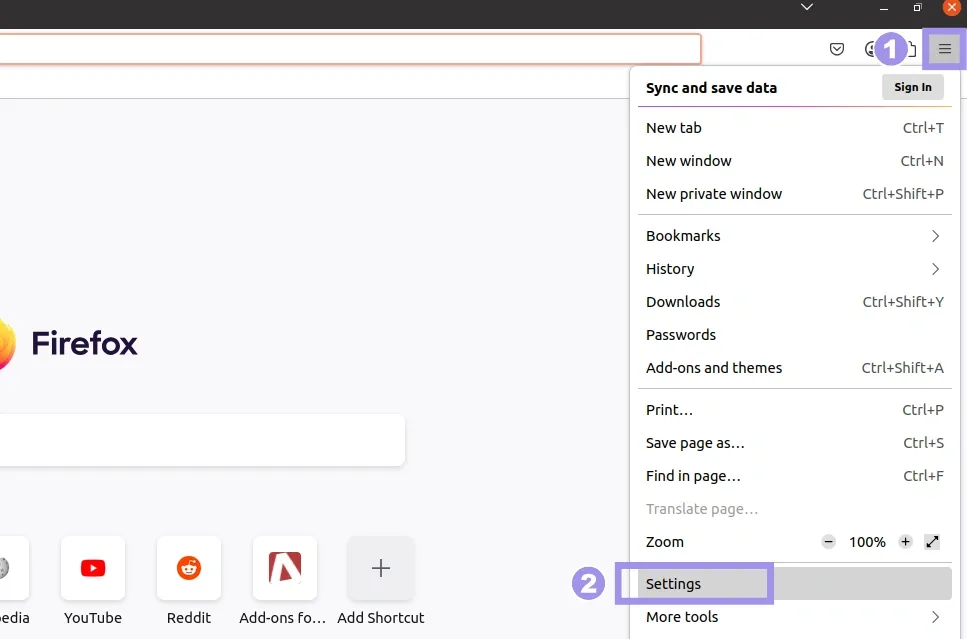 Firefox interface.webp