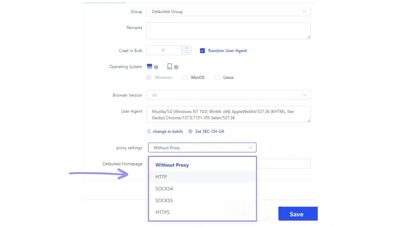 Selecting Proxy Type.webp